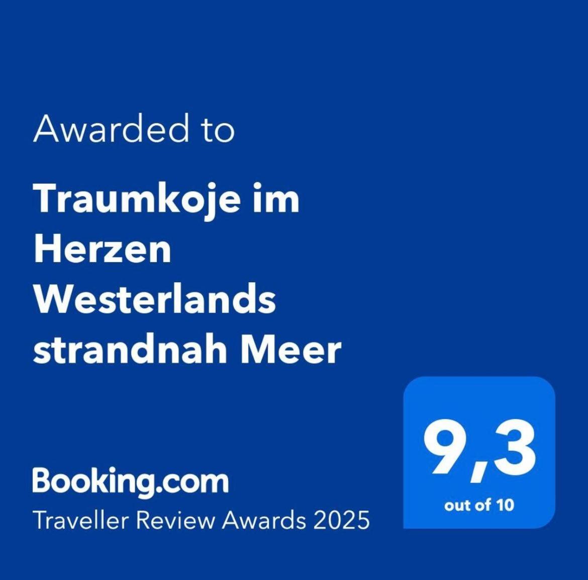 Traumkoje Im Herzen Westerlands Strandnah Meer Luaran gambar